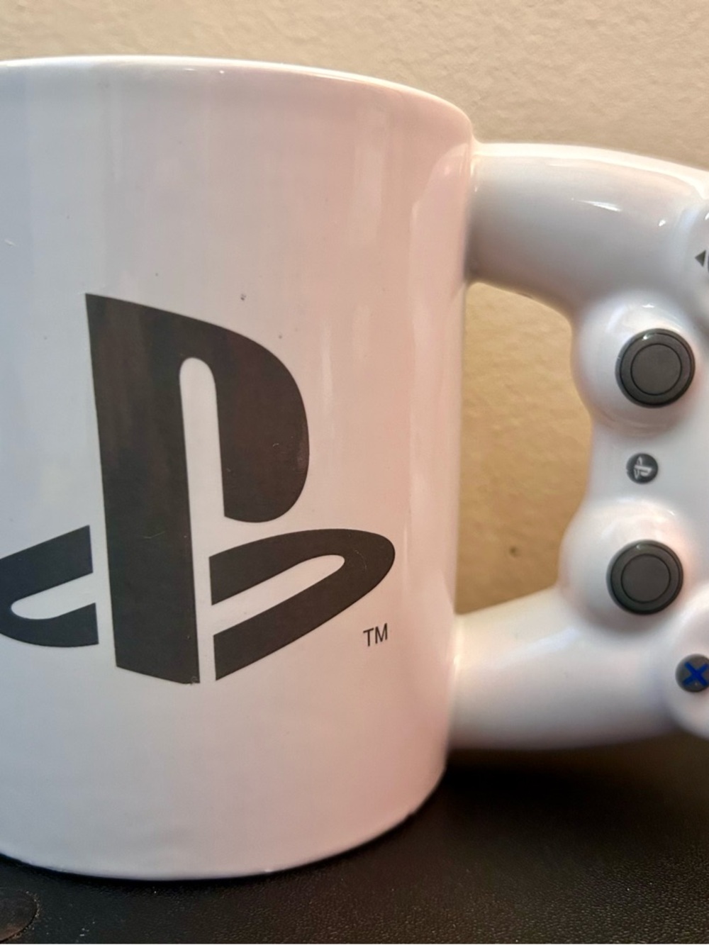 PlayStation Gen 4 Official Coffee Mug by Paladone PS4 Controller Silver White